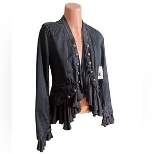 NWT Free People Romantic Ruffles Jacket Size XS